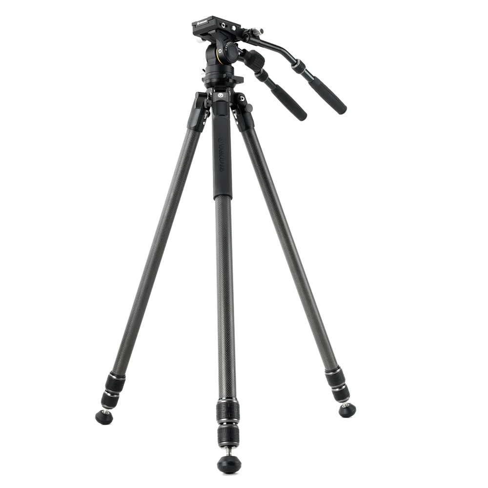 ※メーカー在庫限りのため完売の際はご容赦ください VANGUARD バンガード 【メーカー在庫限り】ALTA PRO 3VL 303CV18 大型30脚径三脚 ビデオ雲台VEO PV-18付属 カーボン 3段 レベリングベース 油圧式 プロフェッショナル アルカスイス互換