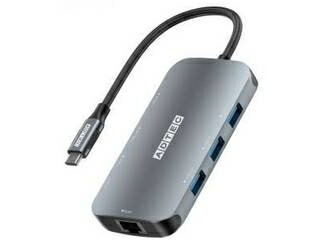 ADTEC アドテック 9in1 USB-C HUB LAN/カードリーダ/4K60Hz ドッキングステーション AHUB-VCA3CP-4K60