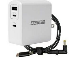 ADTEC アドテック PD3.0 充電器 105W対応 パナソニックケーブルセット ホワイト APD-A105AC2-wP3-WH