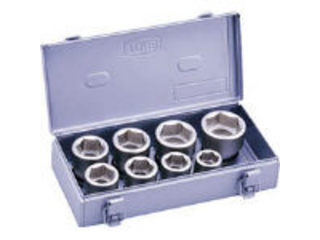 TONE トネ インパクト用ソケットセット(メタルトレーケース仕様) 8pcs NV608S