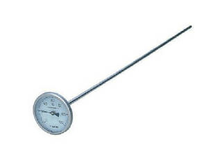 skSATO 佐藤計量器製作所 堆肥用バイメタル温度計 0～120℃ (1407-00) 1407-00