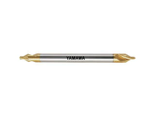 YAMAWA 弥満和製作所 ロングシャンクコーティング強ねじれ溝A形60° センタ穴ドリル CE-SL-V-L-150-1.5X5|ムラウチ