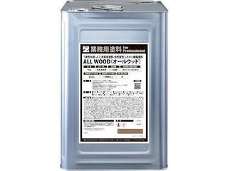 【組立・輸送等の都合で納期に1週間以上かかります】 BAN-ZI 【代引不可】木部・人工木用塗料 ALL WOOD 16kg ナチュラル 19-50F K-ALW/K16E1