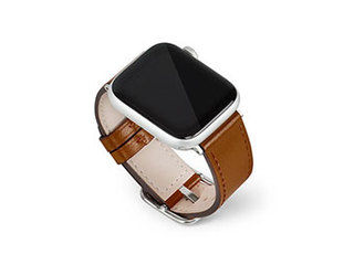 EGARDEN EGARDEN スクエアバックル本革バンド for Apple Watch 49/45/44/42mm ブラウン EG24859AWBR