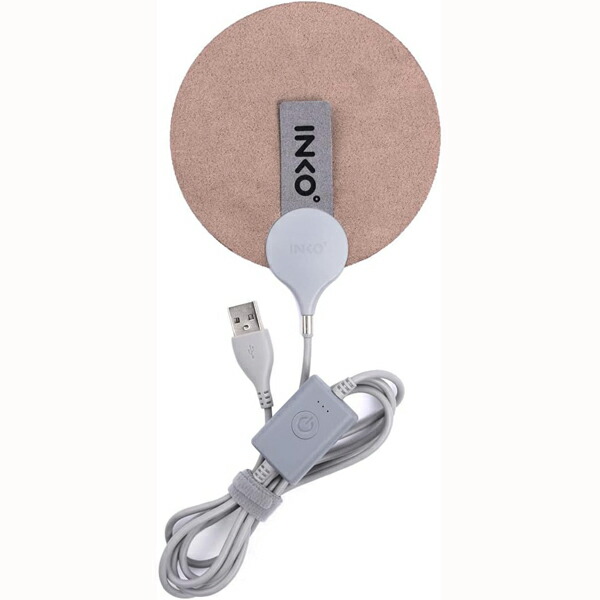 INKO INKO インコ USB ハンドウォーマー スエード ローズウッド IK07114
