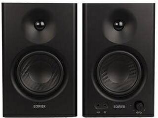 Edifier エディファイア モニタースピーカー 最大42W出力/TRSバランス入力/RCA/ブックシェルフ型 ED-MR4-BK ブラック｜ムラウチ 13,075円