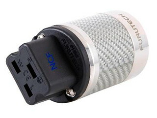 FURUTECH フルテック FI-52 NCF(R)　ハイエンドグレード 20Aインレットプラグ　ロジウムメッキ仕様