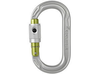 EDELRID エーデルリッド クライミング カラビナ Oval Power 2500 series オールパワー2500パーマロック ER85203 シルバー A)