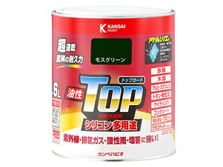 Kanpe Hapio/カンペハピオ 油性トップガード モスグリーン 1.6L