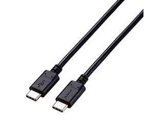 ELECOM エレコム 【3個セット】 エレコム USB2.0ケーブル(認証品、USB Type-C(TM) to USB Type-C(TM)) U2C-CC5PC10NBKX3