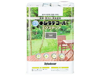 大阪ガスケミカル Xyladecor/キシラデコール 水性キシラデコール エクステリアS シルバーグレイ 3.4L