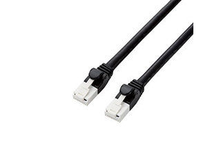 ELECOM エレコム 【5個セット】 エレコム ツメ折れ防止LANケーブル(Cat6A) GM-LDGPAT/BK100X5 7,030円