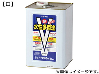 SUNDAY PAINT サンデーペイント 水性多用途 白 14L|ムラウチ