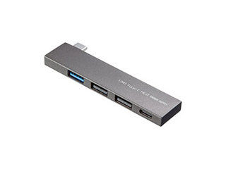 サンワサプライ 【5個セット】 サンワサプライ USB Type-C コンボ スリムハブ USB-3TCH21SNX5|ムラウチ