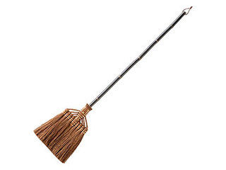 奈落の底工業 奈落の底工業 BroomCraft 棕櫚鬼毛箒(シュロおにげほうき) 9玉 長柄 SY-007