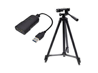 サンコー サンコー 一眼カメラやビデオカメラをWEBカメラに!「HDMI to USB WEBカメラアダプタ」 + エツミ フォレスト