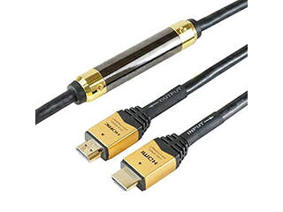 HORIC ホーリック イコライザー付き添い人 HDMI有線テレビ 20m ゴールド HDM200-593GD