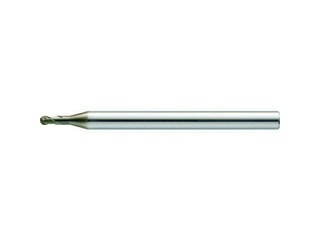 UNION TOOL/ユニオンツール HMGコート2枚刃高硬度材加工用ロングネックボール HGLB20015-0075 R0.075×有効長0.75×刃長0.12×首径0.14×全長45