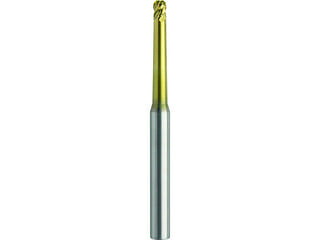 UNION TOOL/ユニオンツール 4枚刃テーパネックラジアスエンドミル HTNRS4030-083358 外径3×コーナー半径R0.8×首部テーパ角2.9°×刃長3×首下長33