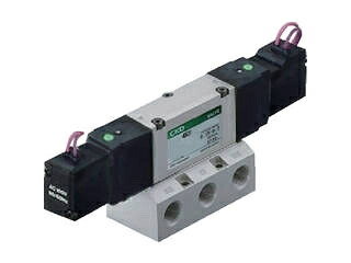 CKD 4Kシリーズパイロット式5ポート弁セレックスバルブ 4KB120-06-AC200V