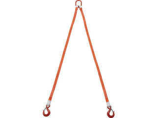 TRUSCO トラスコ中山 2本吊ベルトスリングセット 25mm幅X1.5m 吊り角度60°時荷重0.86t(最大使用荷重1t) G25-2P15