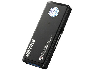 BUFFALO バッファロー 抗ウイルス抗菌 ハードウェア暗号化 管理ツール対応 USBメモリー 64GB RUF3-HSVB64G