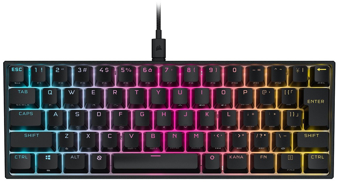 CORSAIR コルセア K65 RGB MINI CherryMX SPEED 日本レイアウト ゲーミングキーボード CH-9194014-JP