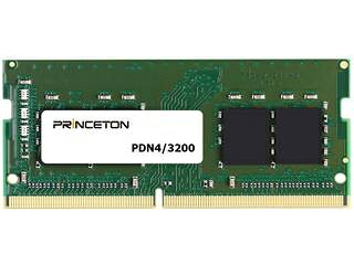 Princeton プリンストン ノートPC向けメモリ 8GB DDR4-3200 260PIN SODIMM PDN4/3200-8G