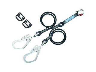 FUJII 藤井電工 TSUYORON ハーネス用ランヤード ツインGブレード THL-2-GB93SV-21KS-BK-2R23-BP 11,599円