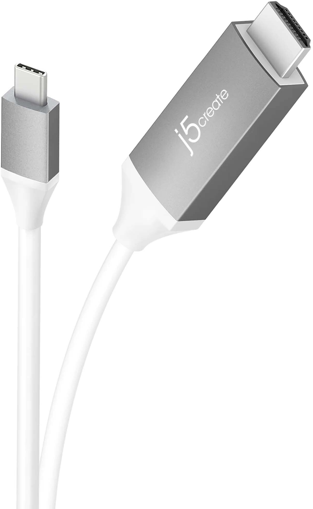 j5 create USB Type-C to 4K HDMI ケーブル 1.8M JCC153G