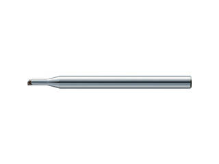UNION TOOL/ユニオンツール 1枚刃超仕上げ加工用ロングネックラジアス CBN-RSF1020-010040 外径2×コーナー半径R0.1×有効長4×刃長1.2×全長50