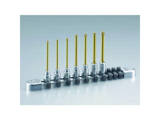 KYOTO TOOL/京都機械工具 nepros/ネプロス 6.3ロングトルクスビットセット(7コ組) NTQ4T07L