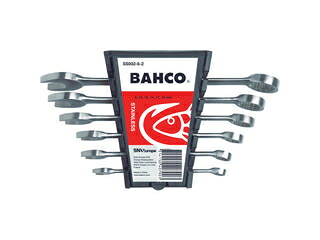 BAHCO バーコ ステンレス製コンビネーションレンチ6本セット ミリサイズ SS002-6-2
