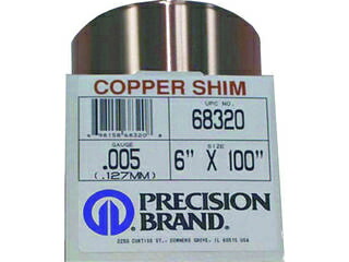 PRECISION/プレシジョンブランドプロダクツ 銅・ロール巻シム PB0.076CS68245
