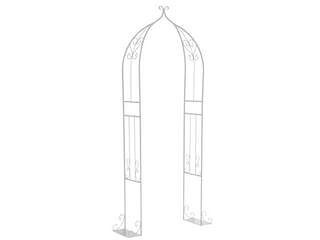 住まいスタイル アイアンハーフアーチ/ダブル IA-HF004WHT ホワイト 同梱注文不可 カード払い限定 沖縄・北海道・離島お届け並びに時間指定不可|ムラウチ