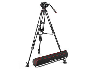 Manfrotto マンフロット MVK504XTWINMA 504X録画媒体雲台+軽銀ツイン三脚MS