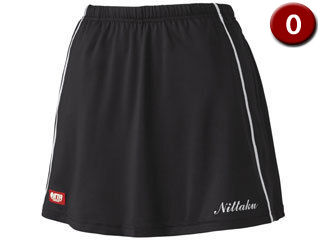 ニッタク Nittaku ムーブラインスコート 女子用 Oサイズ (ブラック) NW2508-71
