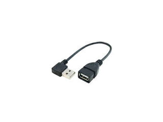 変換名人 10個セット 変換名人 USB Atype下L20cm延長 黒 USBA-CA20DL/BKX10