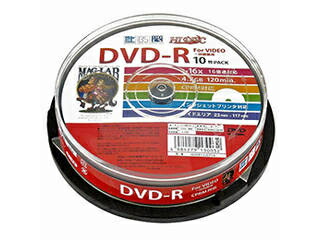 HIDISC 20個セット HIDISC CPRM対応 録画用DVD-R 16倍速対応 10枚 ワイド印刷対応 HDDR12JCP10X20
