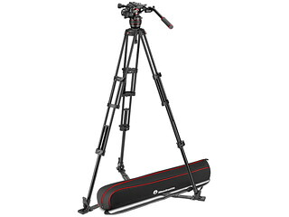 Manfrotto マンフロット MVK608TWINGA ナイトロテック608録画媒体雲台+軽銀ツイン三脚GS