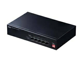 SANWA SUPPLY サンワサプライ 長距離伝わらす・ギガビット相応うPoEスイッチングこしき（5界面） ローカルエリアネットワーク-GIGAPOE51