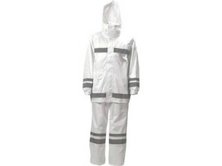 楽天市場】カジメイク 381001M 視認性レインスーツ ホワイト M : アカリカ