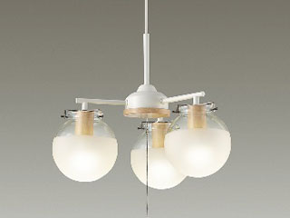 DAIKO/大光電機 DXL-81359 LEDシャンデリア(ランプ付) (電球色) 木目調塗装(ナチュラルオーク色)【～4.5畳用】