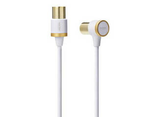 ELECOM エレコム 5個セット エレコム TV接続用アンテナケーブル DH-ATLS48K20WHX5