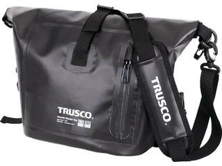 TRUSCO トラスコ中山 防水ターポリンショルダーバッグ ブラック TSB-BK