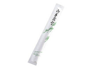 白揚８寸紙立ちふさがる箸 松葉柄 楊枝入 （１入れもの４０００膳入）