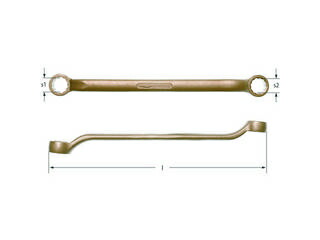 AMPCO/アンプコ 防爆ダブルボックスエンドレンチ19x24mm AC1924B