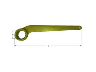 AMPCO アンプコ 防爆カーブヘッドボックスレンチ 36mm AY0036B