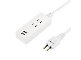 YAZAWA 5個仕掛ける YAZAWA 雷差し固める付2AC2USB2.1A1.5m白いこと Y02K4015WH2UX5