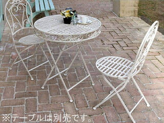 定住地表現スタイル ブランティーク ホワイトアイアンチェア 2脚仕掛ける SPL-6627WHT-2P 白いこと 同梱申しつける不可 歌留多払い制限事項 沖縄・北海道・離島お届け並びに第四次元特定化不可
